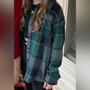 Green Plaid Shacket🐢🦋